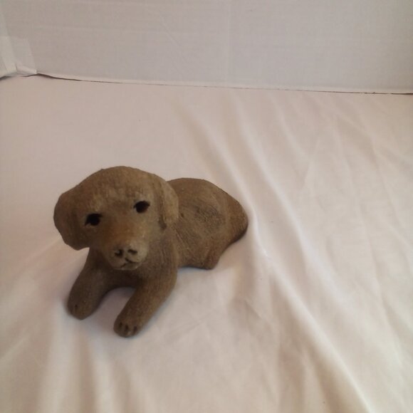 Dog Figure Concrete Cement Mold Small Garden Decor 6" x 3.5" - Picture 13 of 14